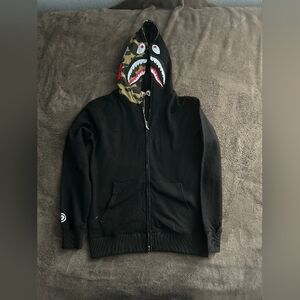 Black Bape Hoodie New Large